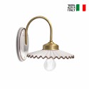 Wandleuchte Keramik klassisches Design handbemalt L’Aquila AP1 Verkauf