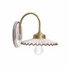Wandleuchte Keramik klassisches Design handbemalt L’Aquila AP1 Angebot