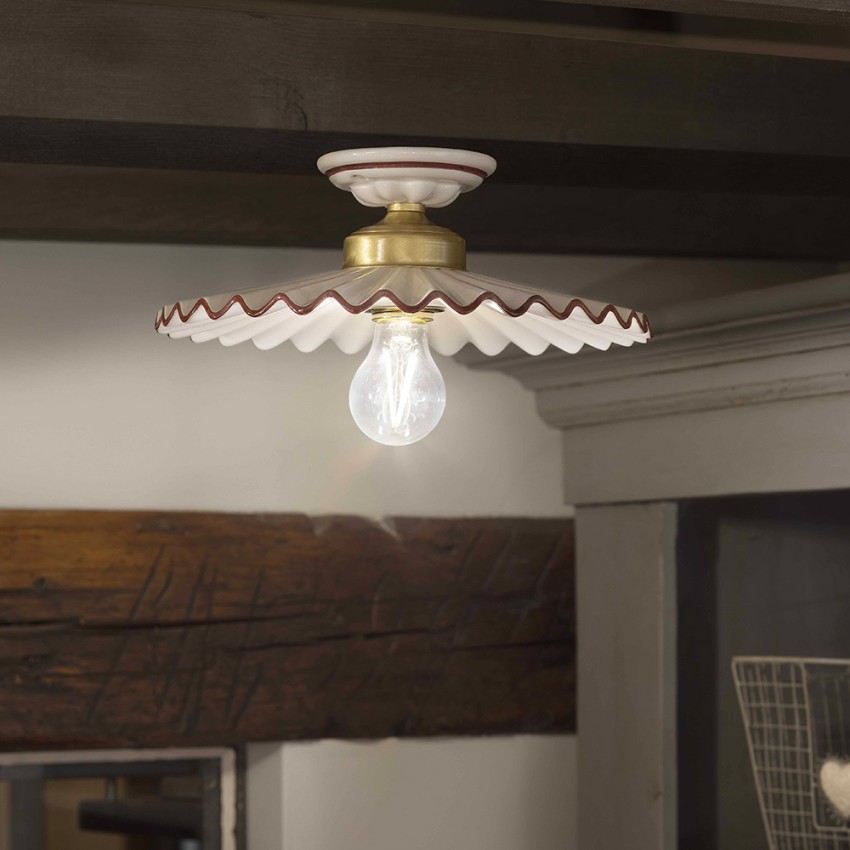 Keramik-Deckenleuchte im klassischen Design L’Aquila PL-M Aktion Keramik-Deckenleuchte im klassischen Design L’Aquila PL-M Aktion