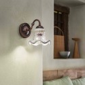 Wandleuchte aus Metall und Keramik im klassischen Design Chieti AP Aktion