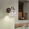 Wandleuchte aus Metall und Keramik im klassischen Design Chieti AP Aktion