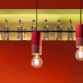 Hängelampe im Vintage-Retro-Design aus Keramik, Zylinder Pi-SO-XL Aktion