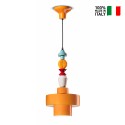 Hängelampe Keramik handbemalt Retro-Design Lariat SO-XL Angebot