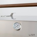 Grill-Set für indirektes Kochen, Holzkohlegrill aus Edelstahl, Etna Angebot