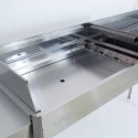 Grill-Set für indirektes Kochen, Holzkohlegrill aus Edelstahl, Etna Rabatte