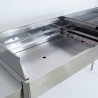 Grill-Set für indirektes Kochen, Holzkohlegrill aus Edelstahl, Etna Rabatte