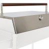 Grill-Set für indirektes Kochen, Holzkohlegrill aus Edelstahl, Etna Katalog