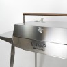 Grill-Set für indirektes Kochen, Holzkohlegrill aus Edelstahl, Etna Auswahl