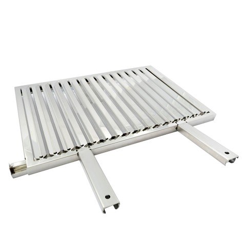 Fettauffanggrill Edelstahl für Holzkohlegrill Fleisch 60x40cm Etna Aktion