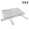 Fettauffanggrill Edelstahl für Holzkohlegrill Fleisch 60x40cm Etna Verkauf