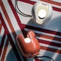 Vintage Tischlampe im Retro-Design, handbemalte Keramik Batucada TA Aktion