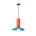 Retro Vintage Hängeleuchte aus handbemalter Keramik Pau SO Angebot