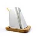 Arrosticini-Tischgrill aus Edelstahl mit Holzbasis Gran Sasso Angebot