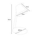 Moderne Design-Tischlampe für Büro, Schreibtisch oder Nachttisch Pisa 