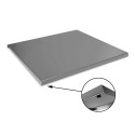 Edelstahl-Küchenarbeitsplatte für Restaurant 80x55cm Schneidebrett Plan Lagerbestand