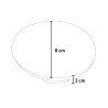 Moderne Wandgarderobe Eingangsbereich Single Round 