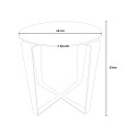 Spider Couchtisch Ø 40cm Wohnzimmer modernes Design 