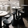 Runder Hochtisch für Barhocker 99cm Polyethylen Design Armillaria T1 Aktion