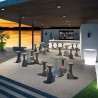 Runder Hochtisch für Barhocker 99cm Polyethylen Design Armillaria T1 Preis