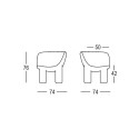 Modulare Eck-Sessel Polyethylen modernes Design Bar & Gaststätten Atene P2 Kauf