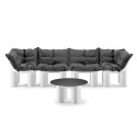 Runder niedriger Gartentisch für außen Terrasse Design Atene T1 