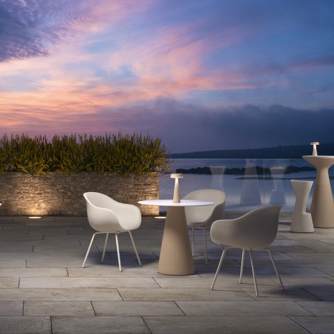 Runder Outdoor-Tisch für Bar und Restaurant, modernes Design Fade T1-R Aktion