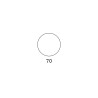 Runder Outdoor-Tisch für Bar und Restaurant, modernes Design Fade T1-R 