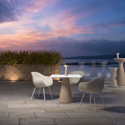 Moderner quadratischer Design-Tisch für Bar, Restaurant und Esszimmer Fade T1-Q Aktion