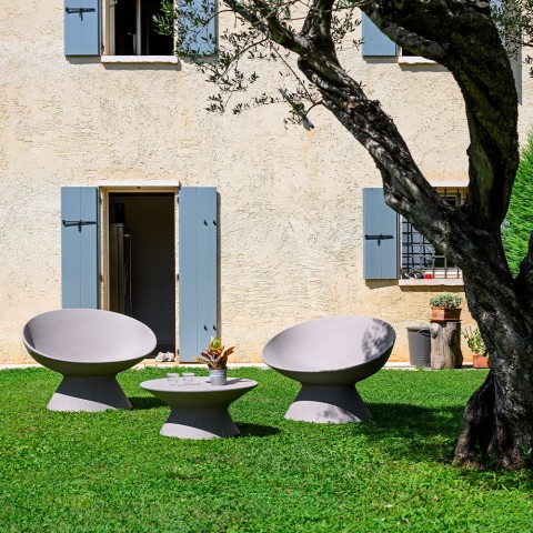 Design-Sessel aus Polyethylen für Innen und Außen, Garten, Fade P1 Aktion