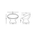 Design-Sessel aus Polyethylen für Innen und Außen, Garten, Fade P1 