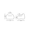 Kinderstuhl modernes Design Wohnzimmer Gumball Armchair Junior 