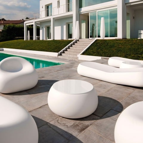 Moderner runder Couchtisch mit Stauraum T Ball Aktion