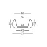 Moderner runder Couchtisch mit Stauraum T Ball 
