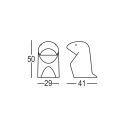 Dekoratives Kinderspielzeug Tier aus Polyethylen modern Marmotta 