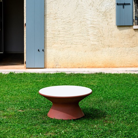 Runder Couchtisch modernes Design für Garten-Wohnzimmer Fade T1-C Plus Aktion