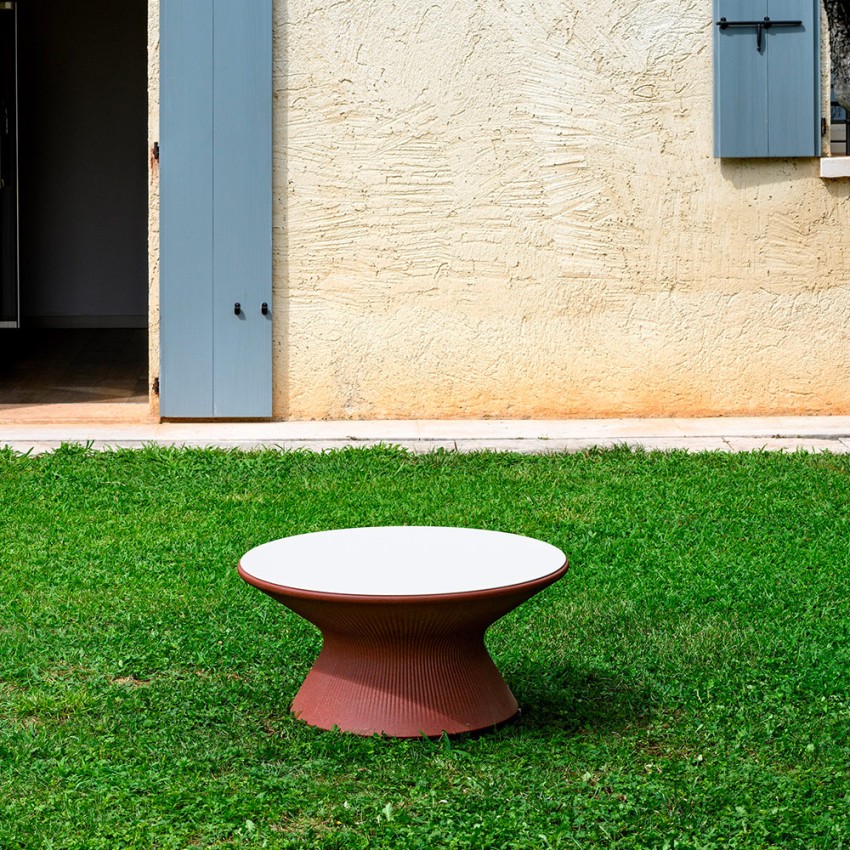 Runder Couchtisch modernes Design für Garten-Wohnzimmer Fade T1-C Plus Aktion Runder Couchtisch modernes Design für Garten-Wohnzimmer Fade T1-C Plus Aktion