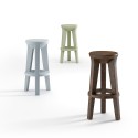 Barhocker rund 74cm modernes minimalistisches Design Polyethylen Frozen S1-R 