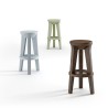 Barhocker rund 74cm modernes minimalistisches Design Polyethylen Frozen S1-R 