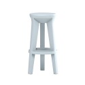 Barhocker rund 74cm modernes minimalistisches Design Polyethylen Frozen S1-R Maße
