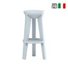 Barhocker rund 74cm modernes minimalistisches Design Polyethylen Frozen S1-R Sales