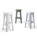 Moderner quadratischer Barhocker 74cm für drinnen und draußen Frozen S1-Q 
