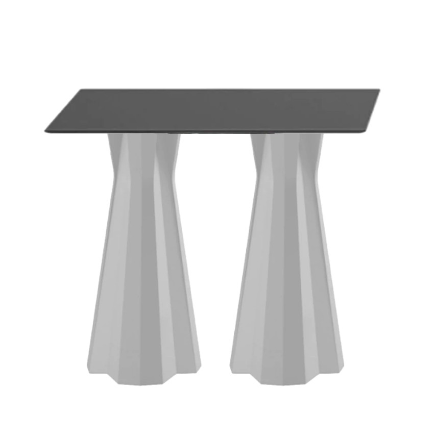 Rechteckiger Hochtisch 100cm für Hocker modernes Design Frozen T2-H Kosten Rechteckiger Hochtisch 100cm für Hocker modernes Design Frozen T2-H Kosten