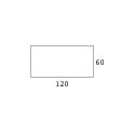 Rechteckiger Hochtisch 100cm für Hocker modernes Design Frozen T2-H 