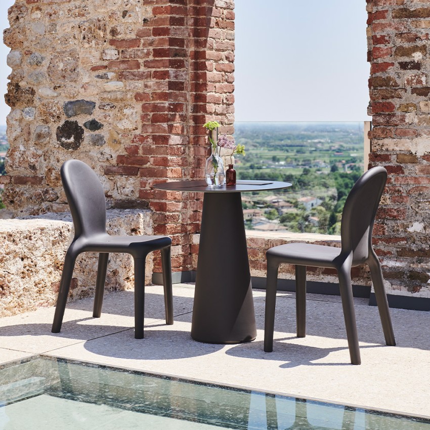 Runder Gartentisch Outdoor Terrasse Modernes Design Fura T1-DR Aktion