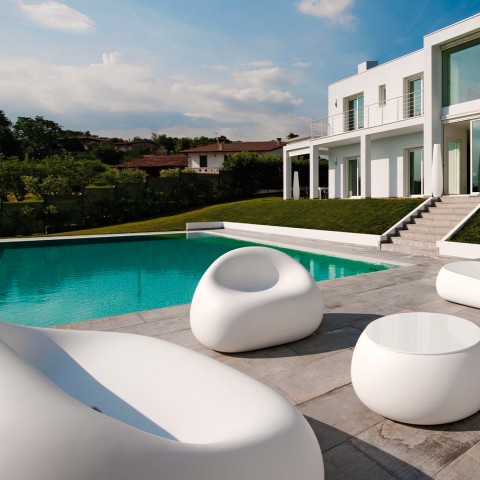 Garten- und Terrassen-Sessel aus Polyethylen im modernen Design Gumball P1 Aktion