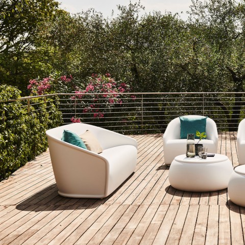 Moderner Outdoor-Sofa für Bar und Restaurant aus Polyethylen Settembre Aktion