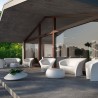 Moderner 2-Sitzer Sofa für Außenbereich im Restaurant und Bar Ohla 