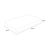 Einzelmatratze Memory Foam 25cm 80x190cm Memory Gel Veradea Preis