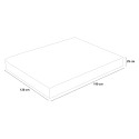 Memory Foam 25cm 120x190cm quadratische Matratze Veradea Hybrid Preis