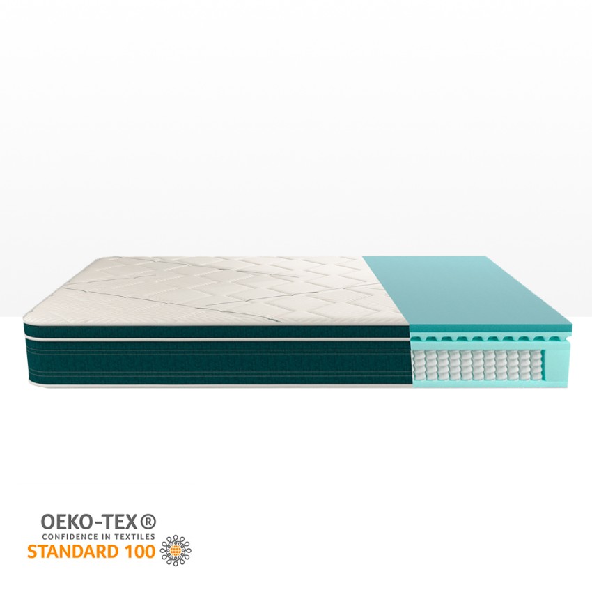 Einzelmatraze Taschenfedern Memory Foam Topper Hybrid TOP Veradea